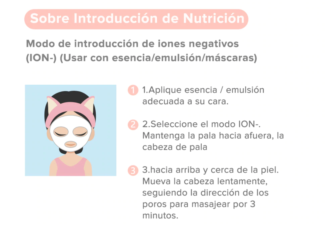 Máquina de iones ultrasónica limpieza de poros faciales de limpieza de espinillas