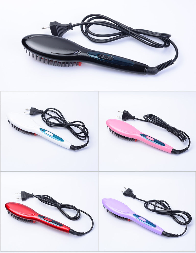 Escova elétrica alisadora de Cabelo uso fácil e Rápido.(PROMOÇÃO)