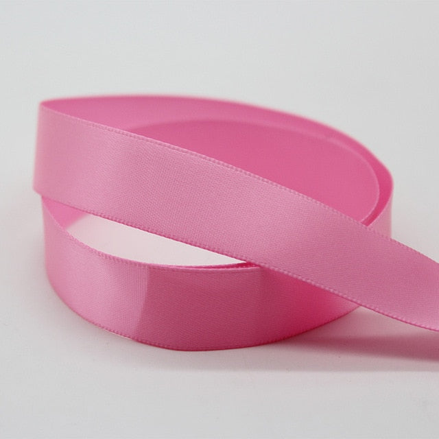 19MM Single Face Satin Ribbon 100% Polyester Webbing For DIY Present Box Wrapped Decor Accessories 5/8" 3/4" 1.5 Inch