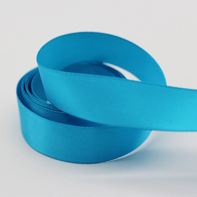 19MM Single Face Satin Ribbon 100% Polyester Webbing For DIY Present Box Wrapped Decor Accessories 5/8" 3/4" 1.5 Inch