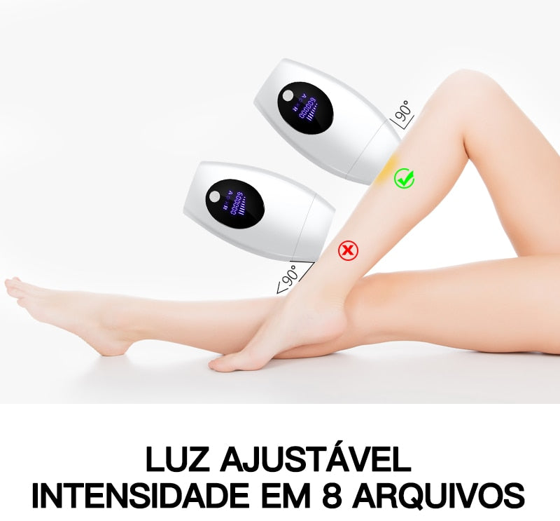Laser depilador indolor, 600000 flash profissional