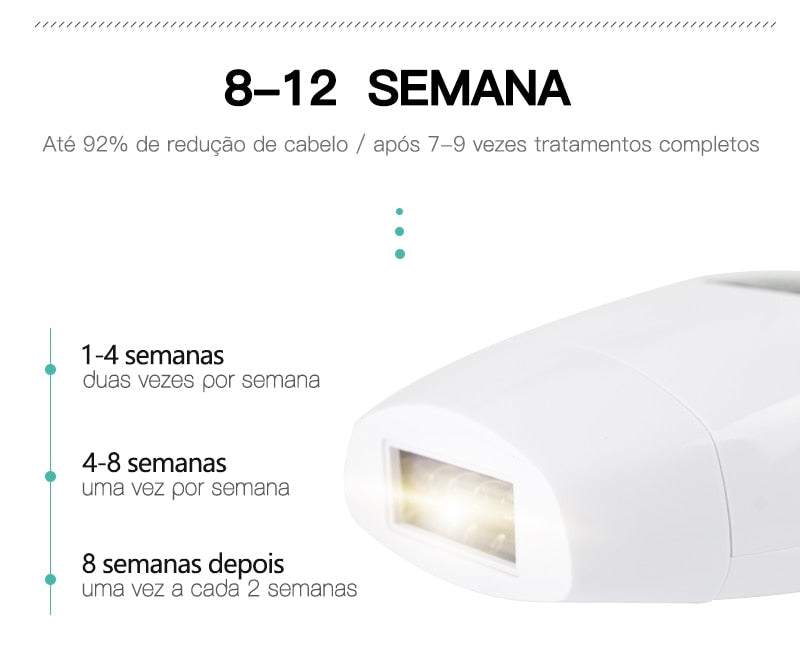 Laser depilador indolor, 600000 flash profissional