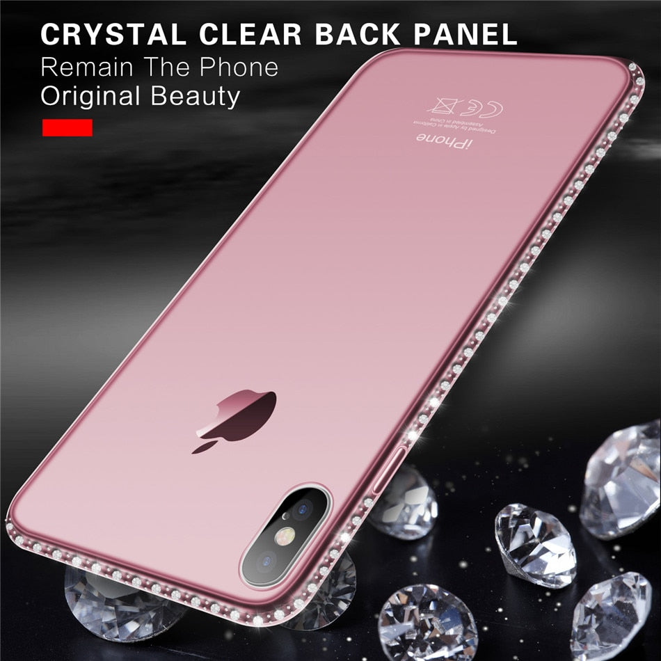 Case luxo para Iphone Exclusiva com Brilhantes.