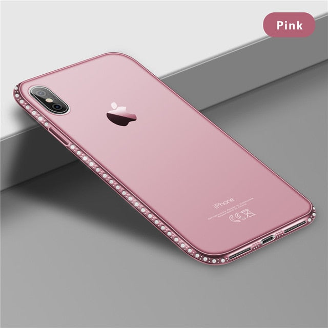 Case luxo para Iphone Exclusiva com Brilhantes.