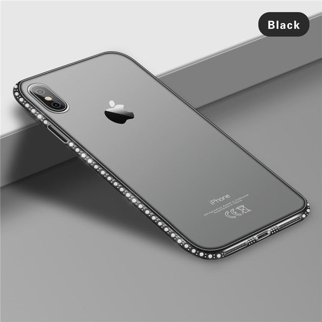 Case luxo para Iphone Exclusiva com Brilhantes.