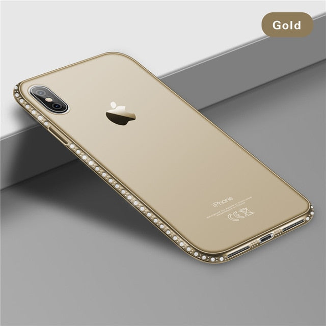 Case luxo para Iphone Exclusiva com Brilhantes.