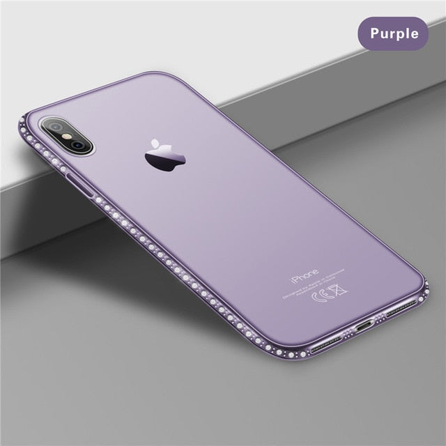 Case luxo para Iphone Exclusiva com Brilhantes.