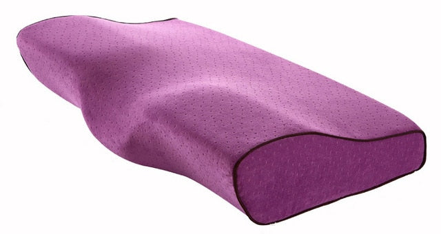 Travesseiros cervicais de memória em forma de borboleta Relaxe a coluna cervical , Sono Profundo