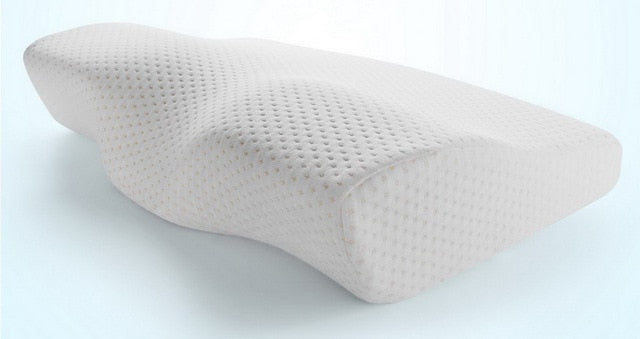 Travesseiros cervicais de memória em forma de borboleta Relaxe a coluna cervical , Sono Profundo