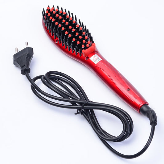 Escova elétrica alisadora de Cabelo uso fácil e Rápido.(PROMOÇÃO)